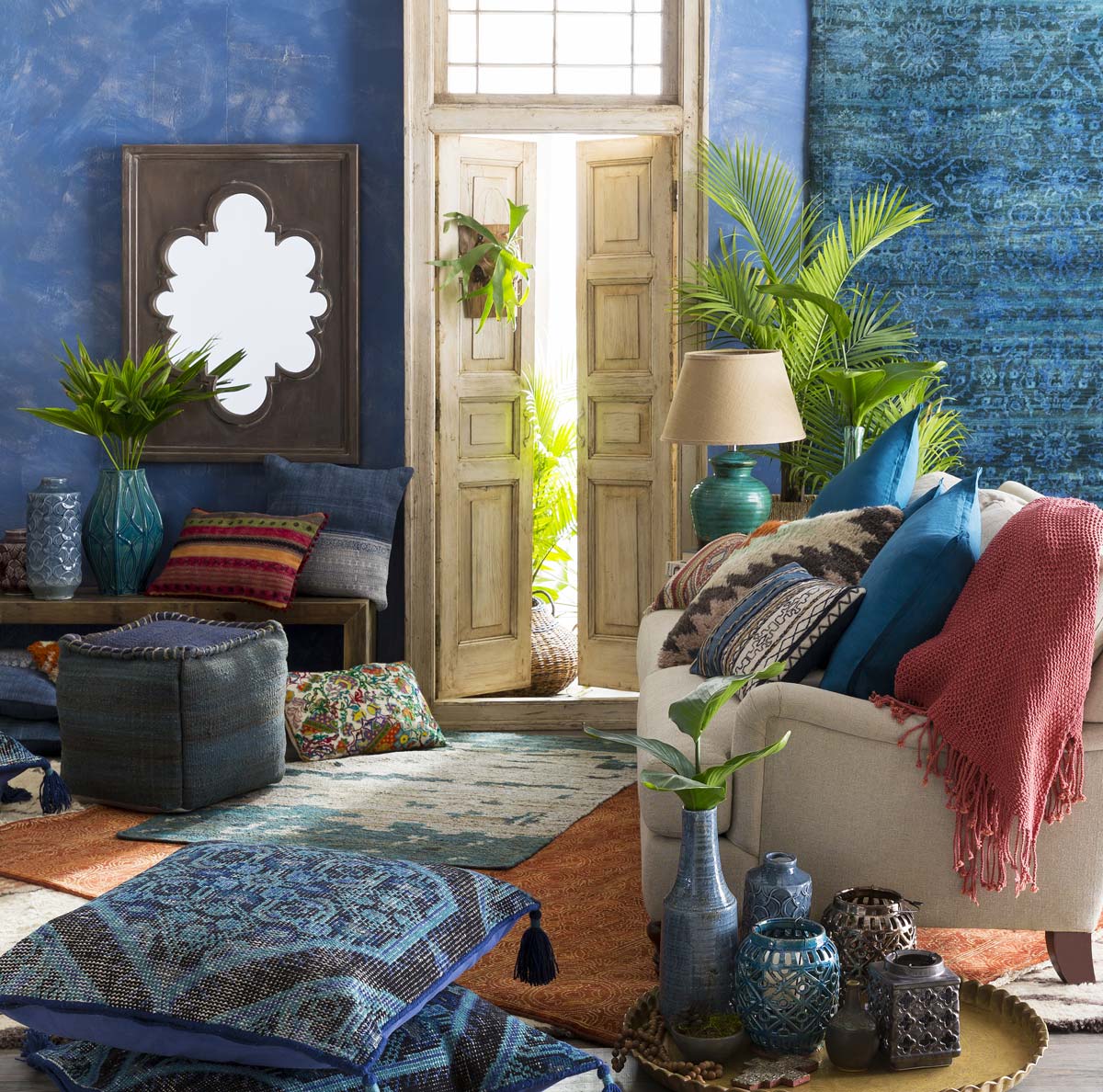 Boho Blues… I need one of these blue paint selections in my life! - McNabb & Risley